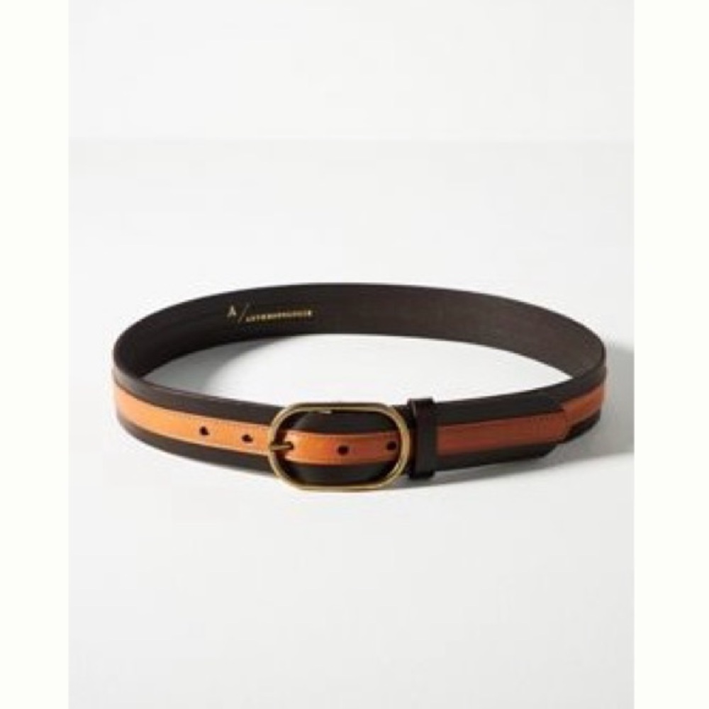 Anthro two-toned leather belt